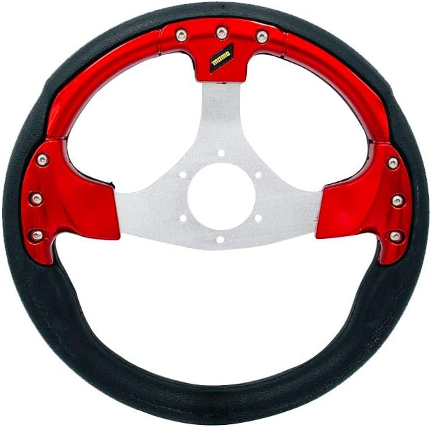 Professional Car modification 320mm 13" Red Universal Auto Racing Car interior Steering Wheel & Horn Button Leather PVC Aluminium Alloy Wear Resistant Antiskid Unique