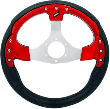 Load image into Gallery viewer, Professional Car modification 320mm 13&quot; Red Universal Auto Racing Car interior Steering Wheel &amp; Horn Button Leather PVC Aluminium Alloy Wear Resistant Antiskid Unique