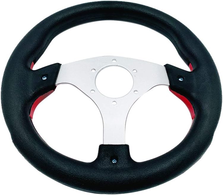 Professional Car modification 320mm 13" Red Universal Auto Racing Car interior Steering Wheel & Horn Button Leather PVC Aluminium Alloy Wear Resistant Antiskid Unique