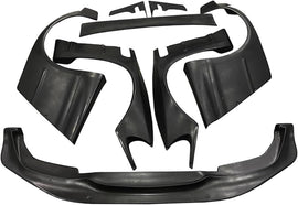 Body Kit Compatible with BMW E46 1998-2005 Retrofit Body Kit Coupe Wind Spoiler Kit Car Accessories(FRP Glossy CF)