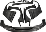 Body Kit Compatible with BMW E46 1998-2005 Retrofit Body Kit Coupe Wind Spoiler Kit Car Accessories(FRP Glossy CF)