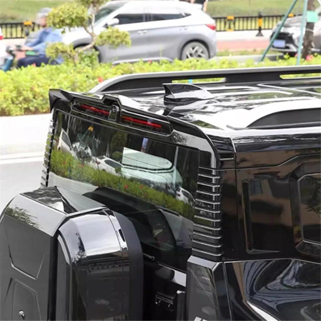 Car Spoiler Tail Wings Compatible With Chery Jetour Traveler T2 2023-2024 Rear Roof Trunk Lid ABS Body Kit Tuning Exterior Accessories Parts(Glossy Black)