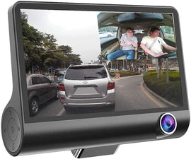 Full HD Car DVR Rearview Dash Cam with 170° Wide Angle Lens, G-Sensor, Loop Recording, and Motion Detection