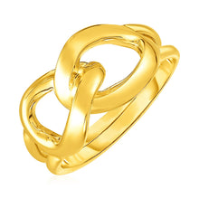 Load image into Gallery viewer, Yellow Gold 14k Interlocking Links Fancy Rings