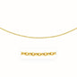 Yellow Gold 14k 3.5mm Pendant Chain with Textured Links in Lobster Claw Lock