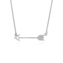 Load image into Gallery viewer, Necklace with Arrow in Sterling Silver
