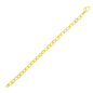 Yellow Gold 14k Cable Chain Style Bracelet in Lobster Claw Lock