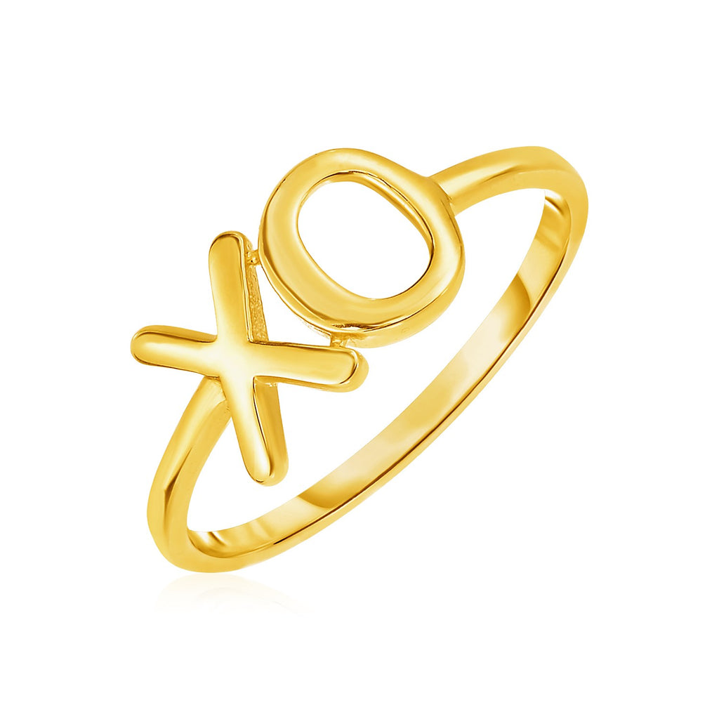 Yellow Gold 14k with XO Ring & Expression of Love Fancy Rings