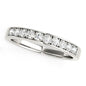 White Gold 14k Classic Diamond Wedding Band 1/4 cttw
