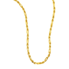 Load image into Gallery viewer, Yellow Gold 14k Heavy Figaro Chain Necklace in Lobster Claw Lock
