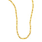 Yellow Gold 14k Heavy Figaro Chain Necklace in Lobster Claw Lock