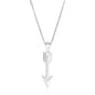 Sterling Silver 18 inch Necklace with Arrow Pendant