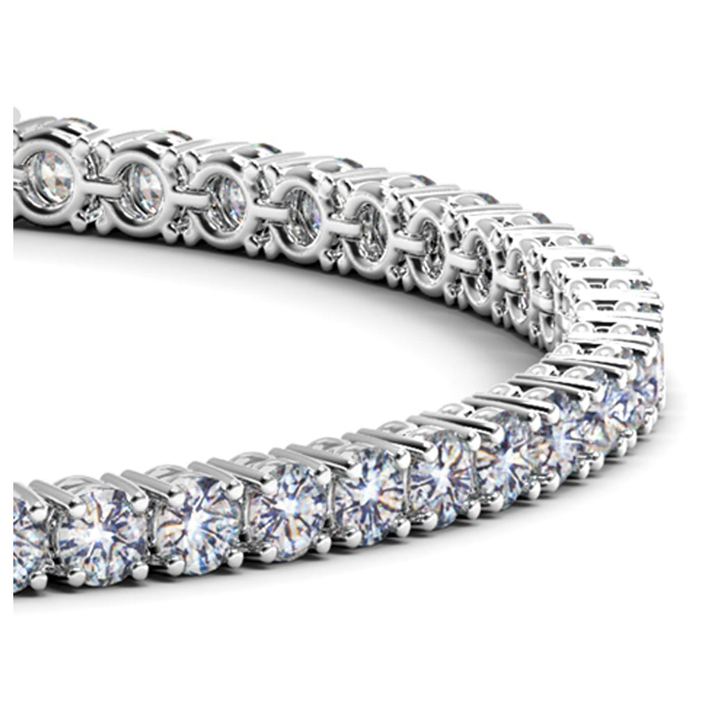 White Gold 14k Classic Round Diamond Tennis Bracelet 6 cttw