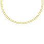 Yellow Gold 14k Classic Men's Necklace with Track Design Links