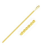 Yellow Gold 14k 3.0mm Forsantina Lite Cable Link Chain in Lobster Closure