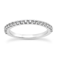 Load image into Gallery viewer, White Gold 14k Crafted Shared Prong Diamond Wedding Ring Band with U Settings