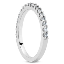 Load image into Gallery viewer, White Gold 14k Crafted Shared Prong Diamond Wedding Ring Band with U Settings