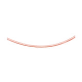 Rose Gold 14k 3 mm Chain in a Classic Omega Design & Box With Tongue Clasp