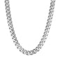 White Gold 14k 22 inch Stunning Polished Curb Women's Chain Necklace