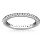 White Gold 14k Crafted Round Diamond Eternity Ring