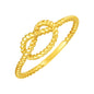 Yellow Gold 14k Crafted Polished Knot Fancy Ring