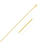 Yellow Gold 14k 0.9mm Round Snake Chain in Lobster Claw