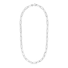 Load image into Gallery viewer, Sterling Silver Paperclip Women&#39;s Chain Necklace