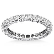 Load image into Gallery viewer, White Gold 14k Ageless Round Cut Diamond Eternity Ring