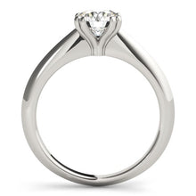 Load image into Gallery viewer, White Gold 14k Double Prong Set Solitaire Diamond Engagement Ring