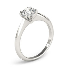 Load image into Gallery viewer, White Gold 14k Double Prong Set Solitaire Diamond Engagement Ring