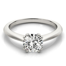 Load image into Gallery viewer, White Gold 14k Double Prong Set Solitaire Diamond Engagement Ring