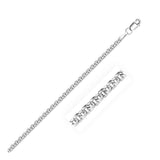 White Gold 3.0mm 14k Forsantina Lite Cable Link Chain