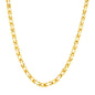 Yellow Gold 14k Chain Mens Byzantine Necklace