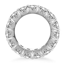 Load image into Gallery viewer, White Gold 14k Round Diamond Decorated Eternity Ring