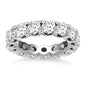 White Gold 14k Round Diamond Decorated Eternity Ring