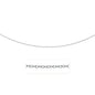White Gold 14k 2.5mm Pendant Chain with Textured Links in Lobster Claw