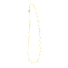 Load image into Gallery viewer, 14K Yellow Gold Necklace with Dangling Hearts