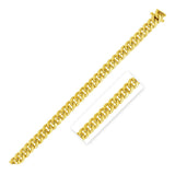 Yellow Gold 10k 3.9mm Classic Miami Cuban Solid Chain
