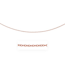 Load image into Gallery viewer, Rose Gold 14k 2.5mm Pendant Chain with Textured Links in Lobster Claw