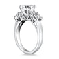 White Gold 14k Five Stone Diamond Trellis Engagement Ring