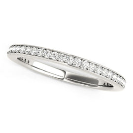 White Gold 14k Round Diamond Wedding Ring