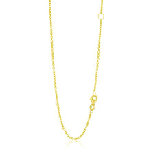 Load image into Gallery viewer, Yellow Gold 14k 1.5mm Adjustable Cable Chain