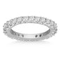 White Gold 14k Common Prong Round Diamond Eternity Ring