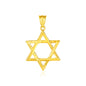 Yellow Gold 14k Classic Star of David Pendant