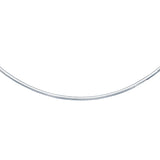 White Gold 14k 3 mm Chain in a Classic Omega