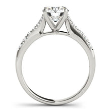 Load image into Gallery viewer, 14k White Gold Round Cut Diamond Engagement Ring (1 5/8 cttw)