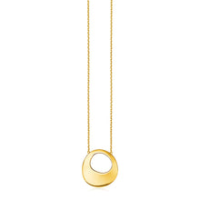 Load image into Gallery viewer, 14k Yellow Gold Necklace with Oval Pendant