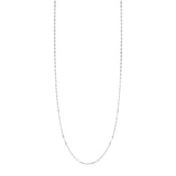 Sterling Silver Mirror Women's Link Necklace