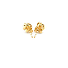 Load image into Gallery viewer, 10k Yellow Gold Love Knot Stud Earrings