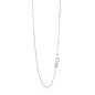 White Gold 14k 0.6mm Adjustable Box Chain